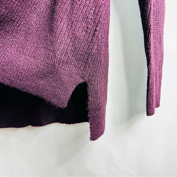 NWT Natural Reflections Women’s Sz Medium Purple V-Neck Long Sleeve Sweater - Picture 5 of 6